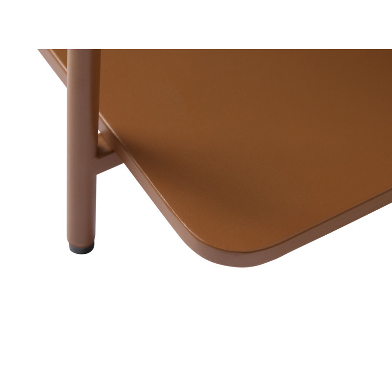 Teige Coffee Table with Storage, Terracotta