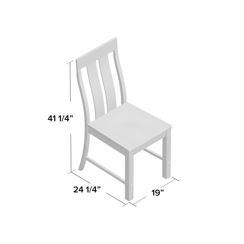 Hagop 19.5'' H Solid Wood Side Chair