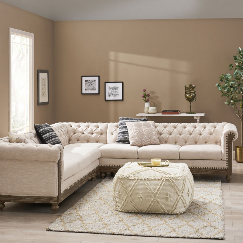 Lamere Upholstered L-Shaped Sectional Symmetrical