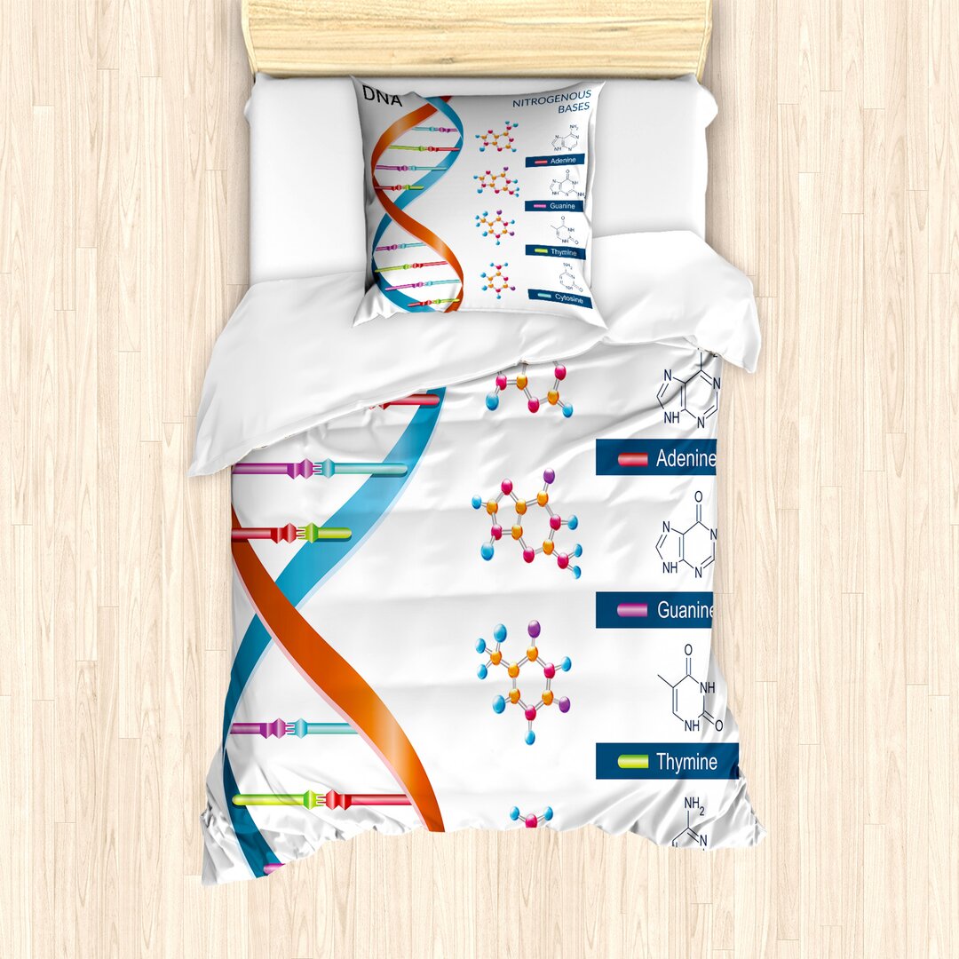 Bettbezug Set, Biochemie-Spaß, Biologie, Mehrfarbig