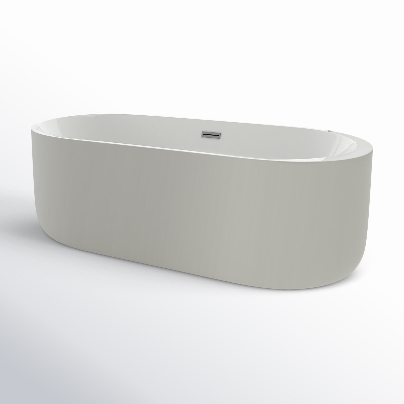 Contemporary-Modern 67'' Air Acrylic Bathtub