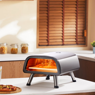 Four à pizza électrique pour comptoir à pizza 12 po intérieur et extérieur