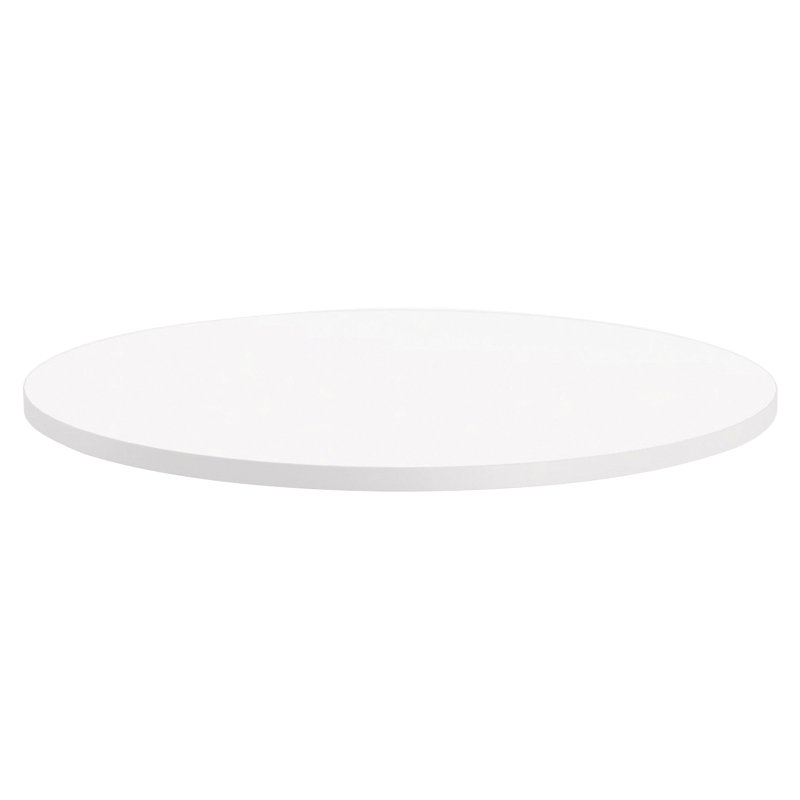 Plateau de table en stratifié Hospitality, H 3 po x l 44 po x P 44 po, Blanc