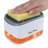 Cheer Collection Plastic Soap Dispensing Sponge Holder