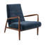 Fauteuil en velours capitonné l 26,8 po Barrow-1035840190