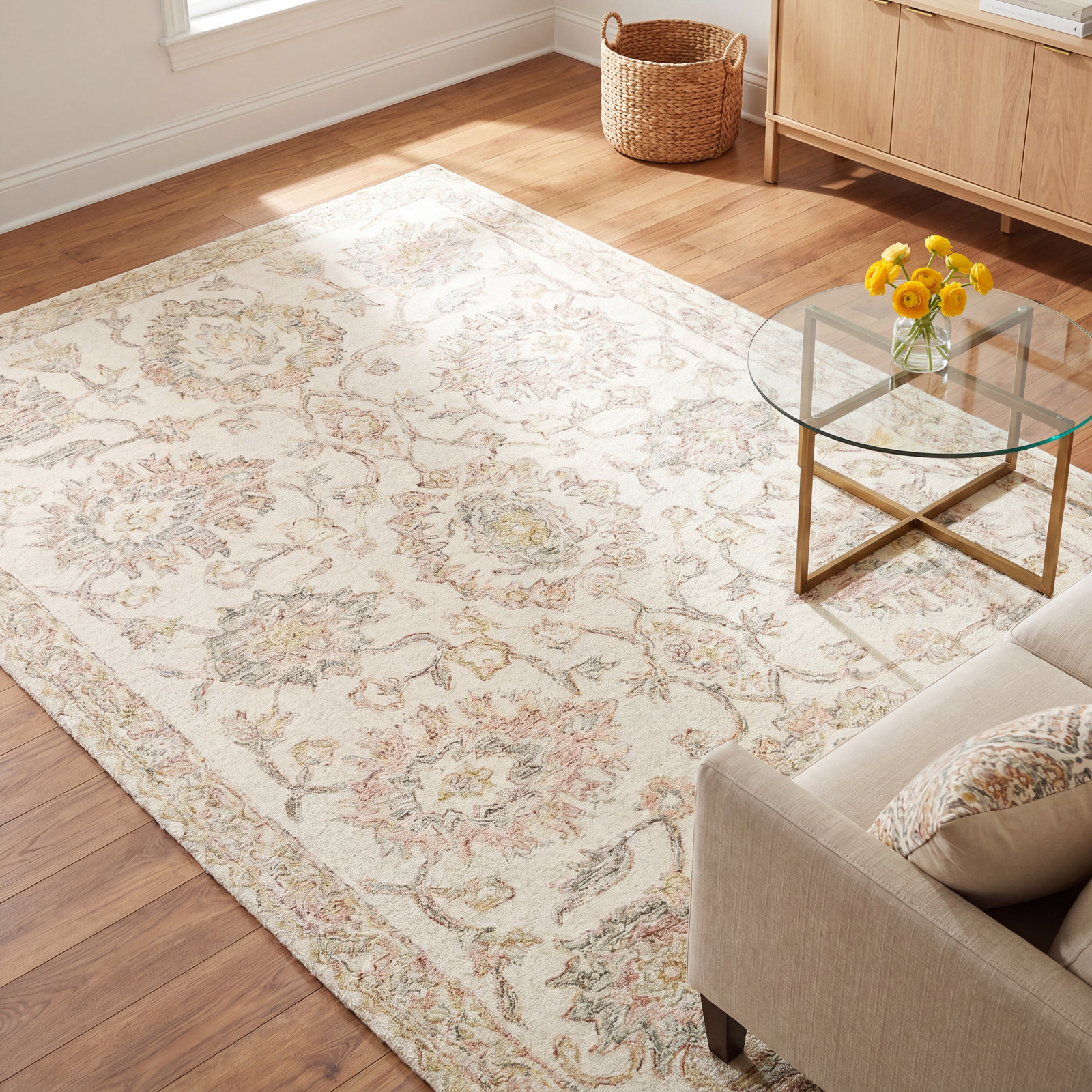 Aden Handmade Wool Rug, Rectangle 8'6" x 12'