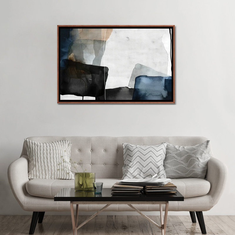 Shades Of The Deep - reproduction d'art murale - toile encadrée, H 32 po x l 48 po, Brun