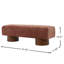 Banc de salle à manger rembourré Scarlett-130369917