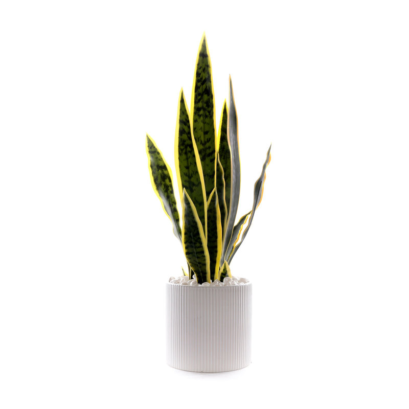 Faux Plant in Ceramic Planter