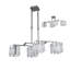 Waloo 4 - Light Shaded Chandelier