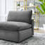 Chaise sans accoudoirs en velours rembourré Commix-1736480556