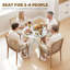 Round Metal Base Dining Table-648340206-648340201