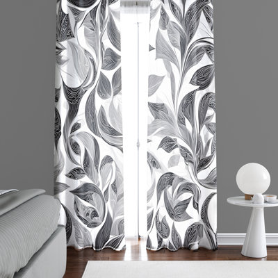 Semi Sheer Curtain Pair