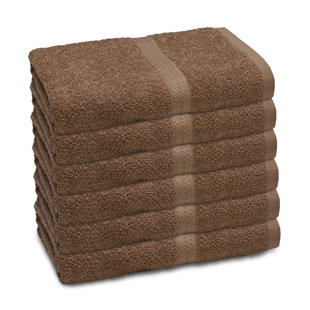 Ensemble de serviettes 6 pièces 100% coton (Ensemble de 6)