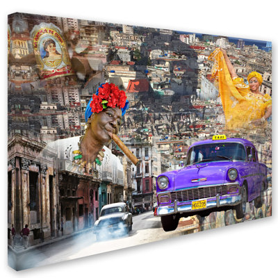 Echevarria 'La Aroma de Cuba' Graphic Art Print on Wrapped Canvas