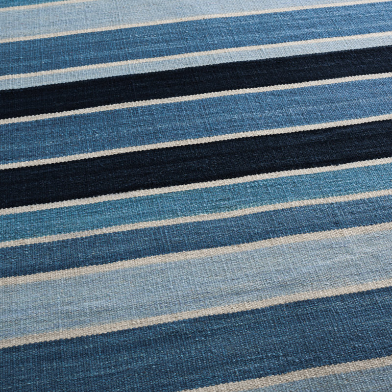 Ralph Lauren Barragan Stripe Wool Striped Rug, Rectangle 2' x 3'