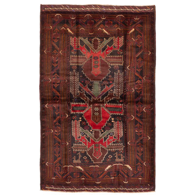 Teimani Black Rug 4'4" x 7'0"