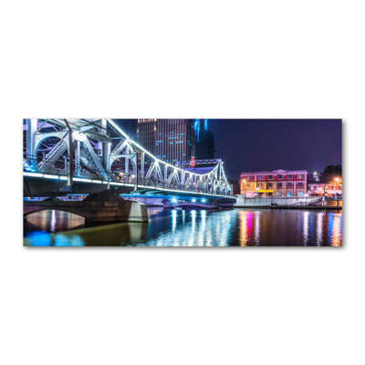Shanghai Bridge - Wrapped Canvas Print