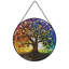 Vitrail coloré pour vitrail arbre de vie-325601789