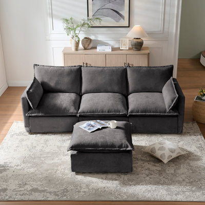 Convertible Sectional Sofa Couch by Ebern Designs