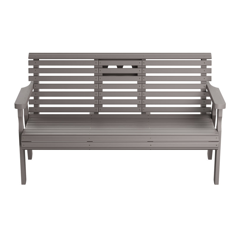 Banc Amish Casual, Teinture grise semi-solide
