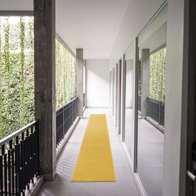 Tapis intérieur / extérieur jaune Nourison Essentials