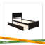Lit plateforme avec lit gigogne simple