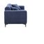 Canapé de style moderne Mid-Century 3 places avec 2 coussins extensibles en tissu rembourré pour bureau