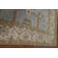 Tapis bleu carré Oushak 8 x 8
