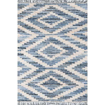 Cotton Geometric Indoor Rug