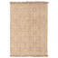 Tapis unique en laine noué à la main nouvel âge de 5 pi 6 po x 7 pi 7 po de couleur crème Ingwer