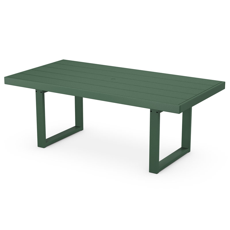 Edge Dining Table, Green