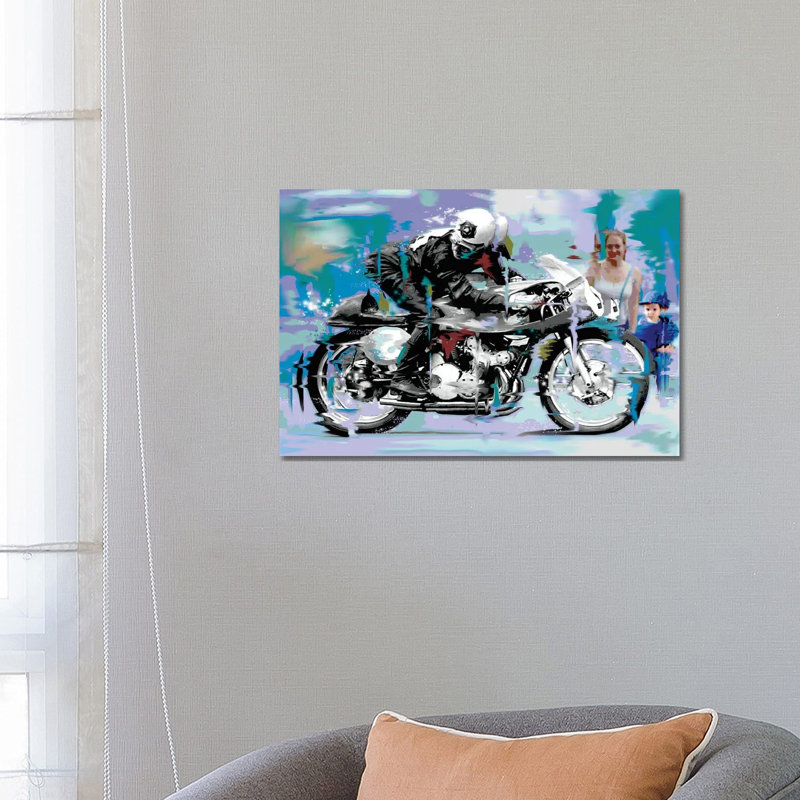 Speed by D13EGO - Painting on Canvas, Wrapped Canvas, 66.04 cm H x 45.72 cm W x 3.175 cm D