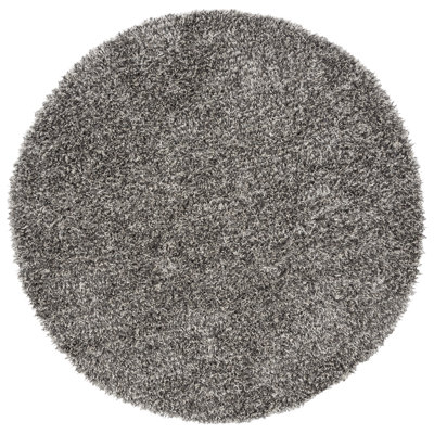 Tapis gris / ivoire touffeté à la main Cimah