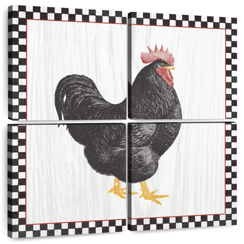 Brampt Home To Roost III, 38" H x 38" W