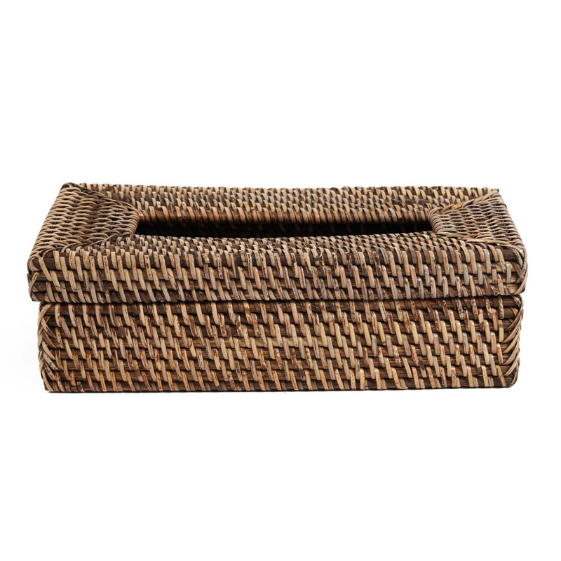 17 Stories Rattan Bin