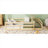 Oak Solid Wood Montessori Floor Platform Bed, Full Size Fenced Bed for Kids Boys and Girls Bedroom Use-1075265427-1075265425
