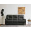 Faux Leather Reclining Sofa-26297197