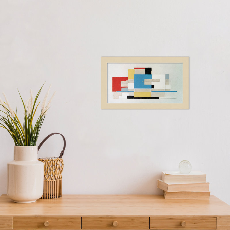 Colour Study For Architecture by Theo Van Doesburg, Brown, 8" H x 13" W