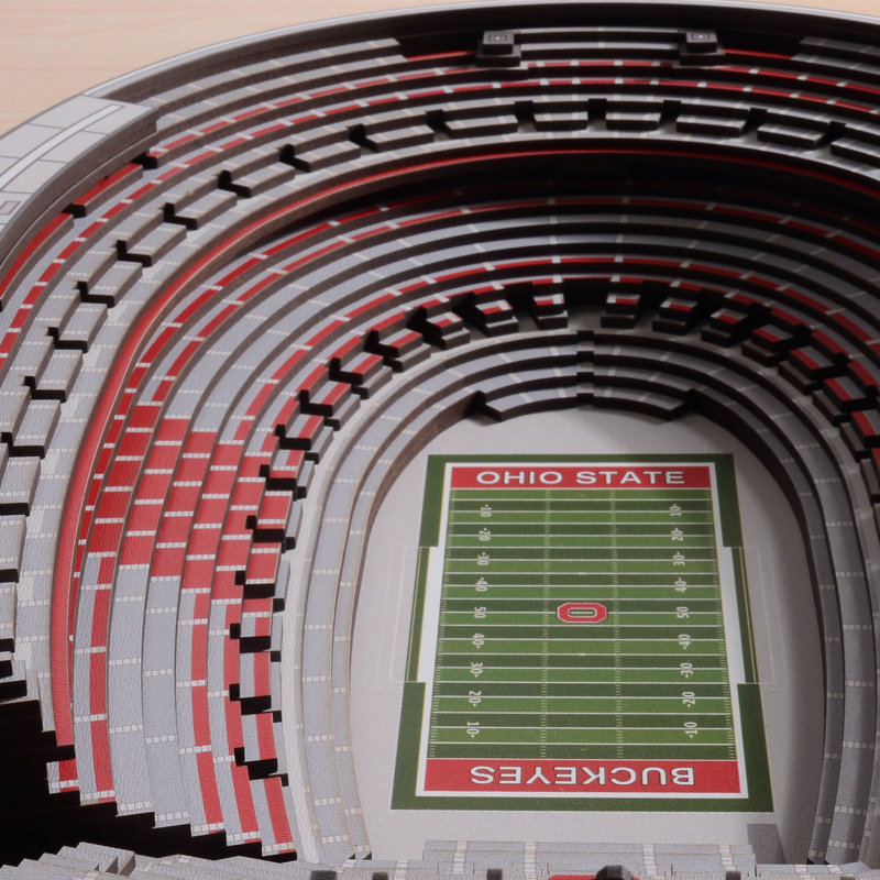 Décoration murale 25 couches NCAA, Ohio State Buckeyes 100th