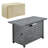 Abrienne Round Iron Natural Gas Smokeless Fire Pit Table