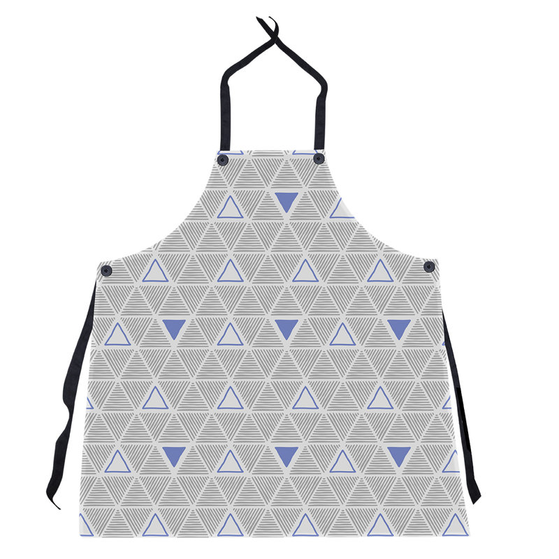 Patricia Geoffrey Bib Apron, Blue Accent