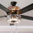 Helskdg 52"W LED Clear Crystal Ceiling Fan with Light Kit-1712946124