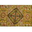 Tapis carré carré à motif de fleurs européennes