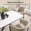 Whitworth Marble Effect 6 Seat Dining Table-1451203813