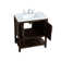 Scottsbluff 30'' Single Bathroom Vanity with Engineered Marble Top