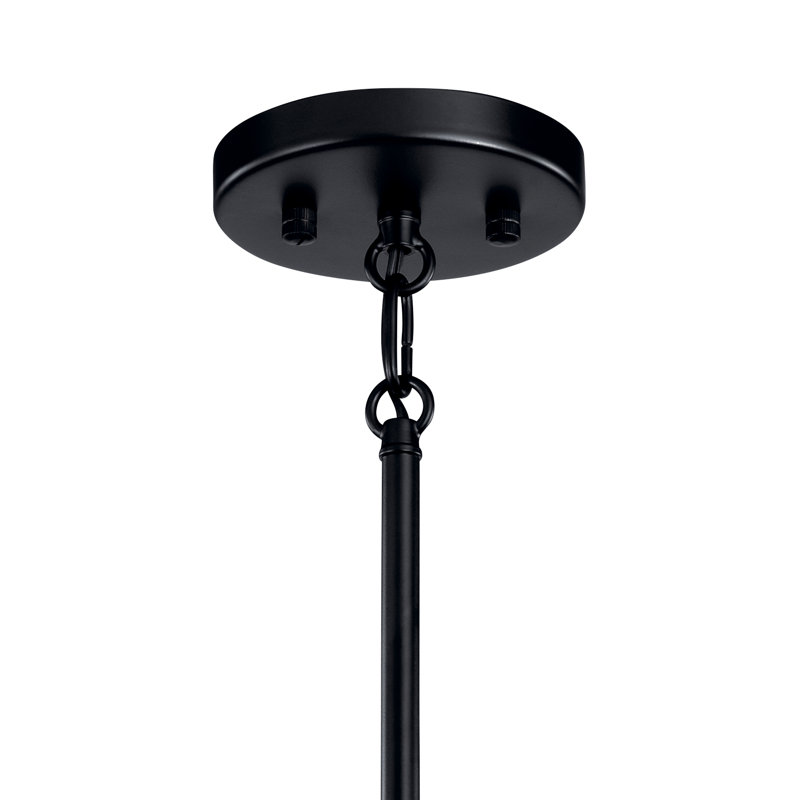 Lustre classique à 8 lumières de style bougie Tuscany, Noir,  H 9,25 po x l 35,5 po x P 35,5 po