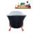 59.1'' x 27.6'' Soaking Acrylic Bathtub-90752804-66366520