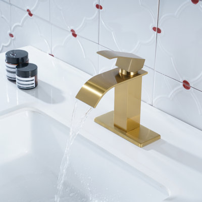 Robinet de salle de bain avec ensemble de drain Centreset