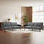 204cm Wide Contemporary And Super Soft Upholstered Sleeper Sofa With Convertible Backrest (Set of 2)-1214457557